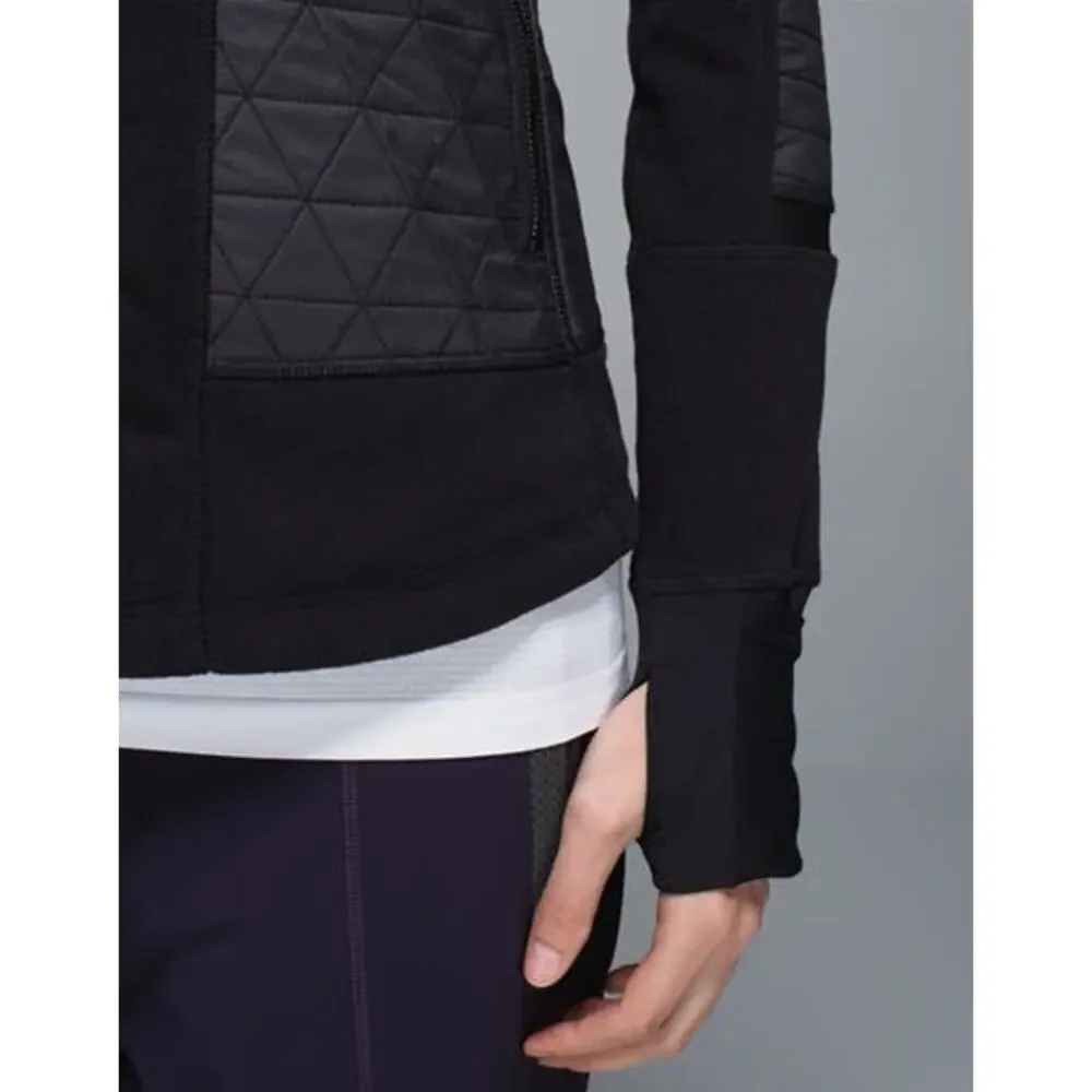 Lululemon Fleecy Keen Jacket Black Size 4‎